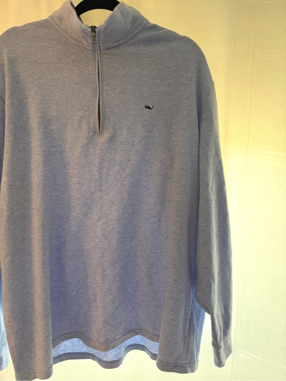 Vineyard Vines 1/4 Zip Pullover Mens Large Light Blue XXL